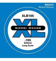 Daddario XLB105 Bas Gitar Tek Tel E-(Mi) 0.105 İnç XL Nickel Wound