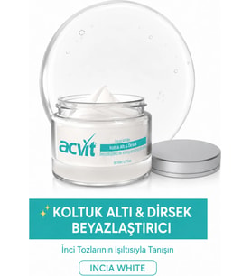 Acvit Koltuk Altı ve Dirsek Beyazlatıcı & Koruyucu Inci Krem - 50 ml