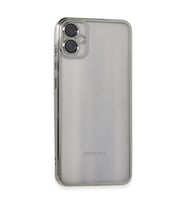Galaxy A05 Kılıf  Lensli  - Gümüş
