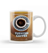 Türk Kahvesi Kupa Bardak Porselen