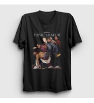 Presmono Unisex Siyah Entombment Of 2pac Tupac Shakur T-Shirt 441753tt