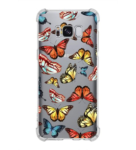 PrintiFy Samsung Galaxy S8 Plus Uyumlu Water Color 2 Baskılı Şeffaf Köşe Korumalı Antişok Kılıf