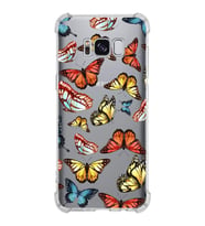 PrintiFy Samsung Galaxy S8 Plus Uyumlu Water Color 2 Baskılı Şeffaf Köşe Korumalı Antişok Kılıf