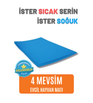 Serinletici Köpek Yatağı 4 Boyut, Buz Gibi Konfor, Serin ve Rahat 50x40-110cm