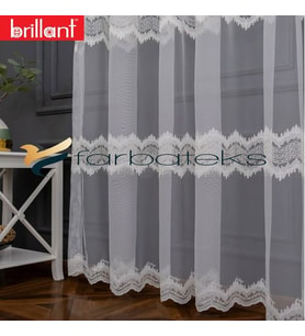 2Kat Pileli Brillant Alto Serisi Tül Perde Tül Perde
