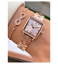 Tom Jones MRD11336 Rose Gold Renk Kadın Kol Saati Bileklik Hediyeli