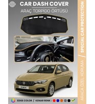 FIAT EGEA (2007-2021) EKRANSIZ Torpido Örtüsü Ön Göğüs Koruma Torpido Koruma Tam Uyum Kolay Montaj