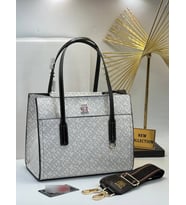 Kadın Kol Çantası Ekstra Çapraz Askılı Size 23/26 Cm (Beyaz)