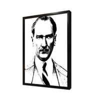 Atatürk Çerçeveli Mdf Tablo
