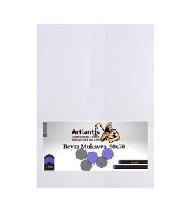 Beyaz Renkli Mukavva 50x70 5 Adet Artlantis Renkli Mukavva 5 Adet