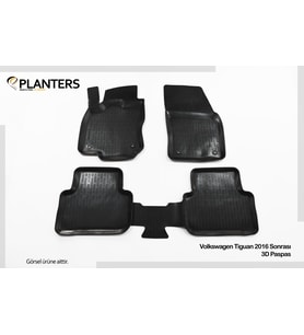 Vw Tiguan (2016+) 3d Havuzlu Paspas Direksiyon Kılıfı Hediyeli
