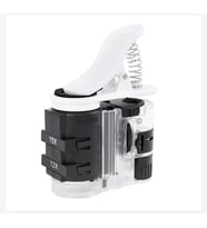 Ayarlı Büyüteç 7-27X 3 Optik Lens Telefon Klipsli UV/Beyaz Işıklı 