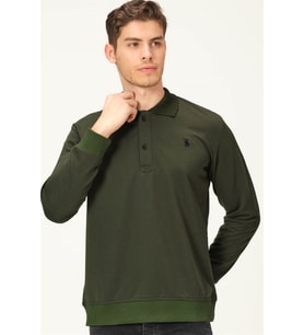 V4007 DEWBERRY ERKEK SWEATSHIRT-HAKİ