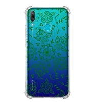 Huawei Y9 2019  Köşe Korumalı Antişok Kapak Nostalji Desen Tasarımlı Şeffaf  Kılıf