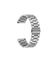 Samsung Galaxy Watch Active 2 44mm Uyumlu 20mm Kordon Metal Baklalı Tasarım Zore Band-04 Kayış