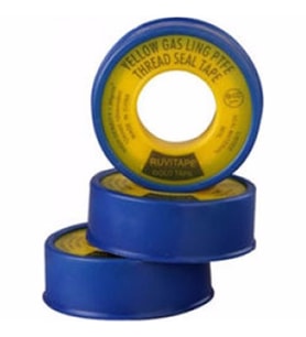 RUVİTAPE TEFLON BANDI SARI 0,076MM*19MM*36,5M (Karışık)