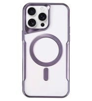 iPhone 16 Pro Max Kılıf Boyi Magsafe Silikon Kapak - Derin Mor