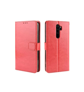 Xiaomi Redmi Note 8 Pro Kılıf Trend S Plus Kapaklı Kılıf - Kırmızı