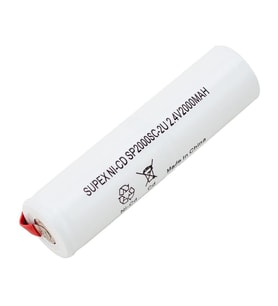 Supex Üst Üste Dik 2 li 2.4V 2000mAh Süpürge Pili Şarjlı Pil Şarj Edilebilir