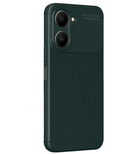 Y18 Kılıf Auto Focus Karbon Kapak - Koyu Yeşil