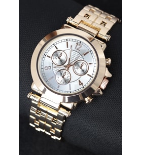 Rose Gold Renk Çelik Kordon Kadın Kol Saati