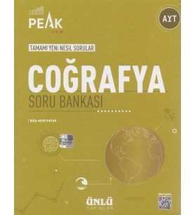 AYT Coğrafya Best Peak Soru Bankası Ünlü Yayıncılık