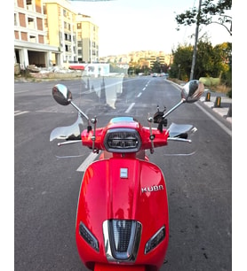 MOTOCAM Kuba Bevely Ön Cam 2022-2026 Model 37cm Şeffaf Renkli 4mm Elcikli APARATSIZ