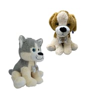 32 cm Oturan Pelüş Köpek 9277