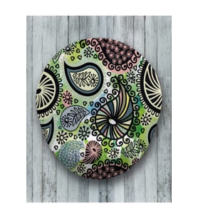Mandala Oval Bilek Destekli Mouse Pad
