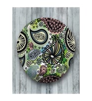 Mandala Oval Bilek Destekli Mouse Pad