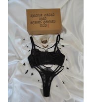 Siyah Dantel İşlemeli Kadın İkili İç Çamaşır Takımı  Lingerie 01, Sevgiliye Hediye