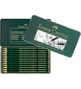 Faber Castell 9000 Dereceli Kalem Art Set (8B-2H) 