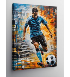 Kanvas Tablo Futbol Temalı