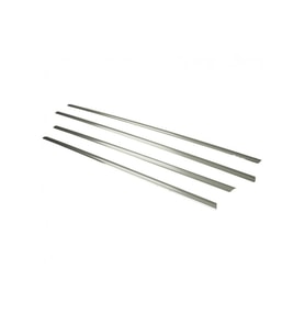 Vectra C Cam Çıtası 2002 - 2008 Paslanmaz Çelik 4 Parça (Metal)