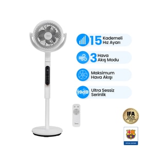 Midea Hava Sirkülasyonlu Vantilatör (Midea Türkiye Garantili)