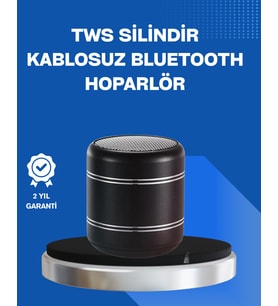 Northcity Taşınabilir Silindir Tasarım Bluetooth 5.0 Hoparlör - Yüksek Bas Performanslı ve TWS Stereo