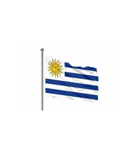 Uruguay Gönder Bayrağı 50x75 (Çok Renkli)