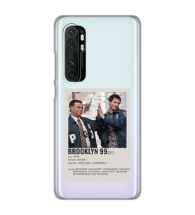 Xiaomi Mi Note 10 LITE Uyumlu Brooklyn 99 Tasarımlı Şeffaf Telefon Kılıfı