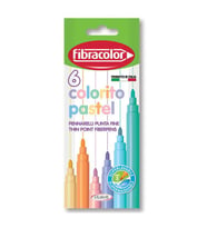 Fibracolor Colorito Pastel 6 Renk Keçeli Kalem 