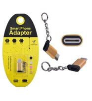 Mikro USB to Type C Dönüştürücü Çevirici Anahtarlıklı Başlık-(5775) - SSSSSS8775-4300