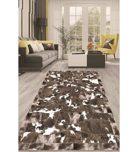 Dijital Kaymaz Taban Yıkanabilir Modern Renkli Salon Halısı Mutfak Halısı Yolluk ND-HT-1585 (Çok Renkli)