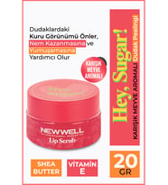 New Well Hey Sugar! Karışık Meyve Aromalı Dudak Peelingi 20gr