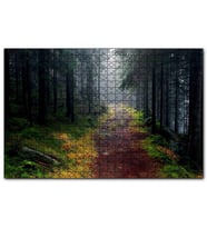 Cakapuzzle Sisli Ormandaki Patika  Puzzle Yapboz MDF (Ahşap) (120 Parça)