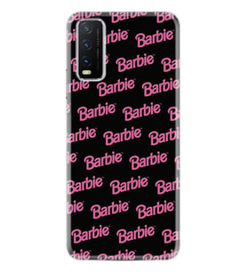 Vivo Y20 Kılıf Desenli Silikon Barbie 1404