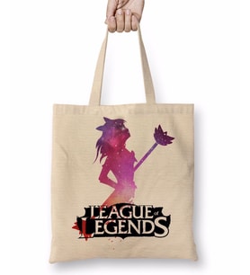 Lux League Of Legends Bez Çanta Uzun Saplı