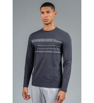 Maraton Regular Erkek Bisiklet Yaka Antrasit Sweatshirt