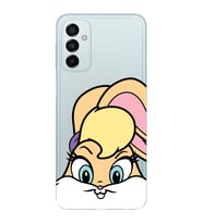 Samsung Galaxy M13 Uyumlu Lola Bunny Desenli Şeffaf Telefon Kılıfı