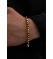 Arnavut Zincir Çelik Bileklik 4mm Unisex Bileklik Künye Kalın Model
