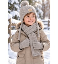 KİTTİ 26170-10 ERKEK 4-8 YAŞ ATKI BERE ELDİVEN SET