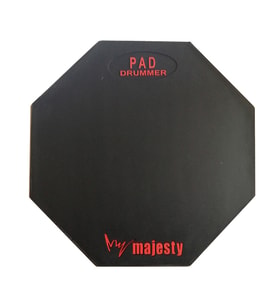Mitello 6PAD 6 İnç Çalışma Pedi (Practice Pad) Kauçuk Yüzey, Sessiz Egzersiz, Trampet ve Bateri Teknik Gelişimi İçin